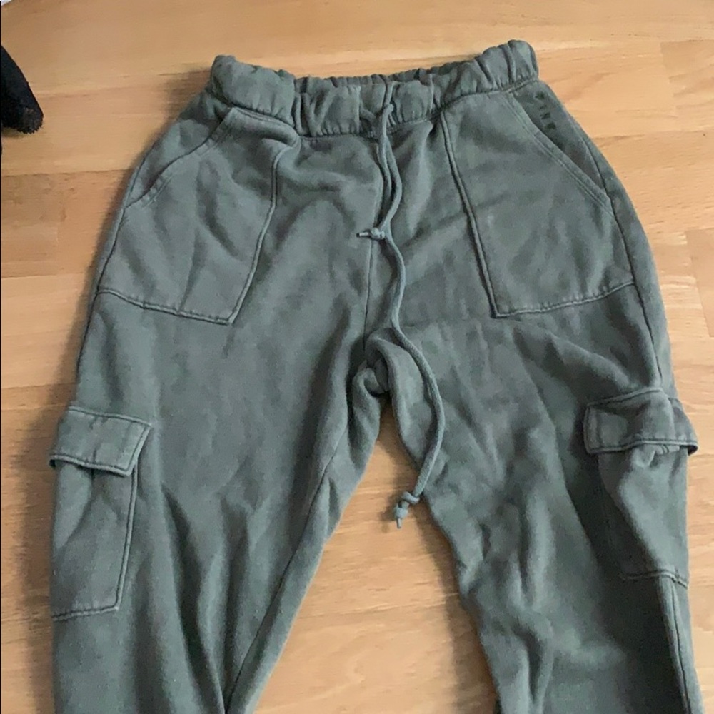 Army green sweatpants
